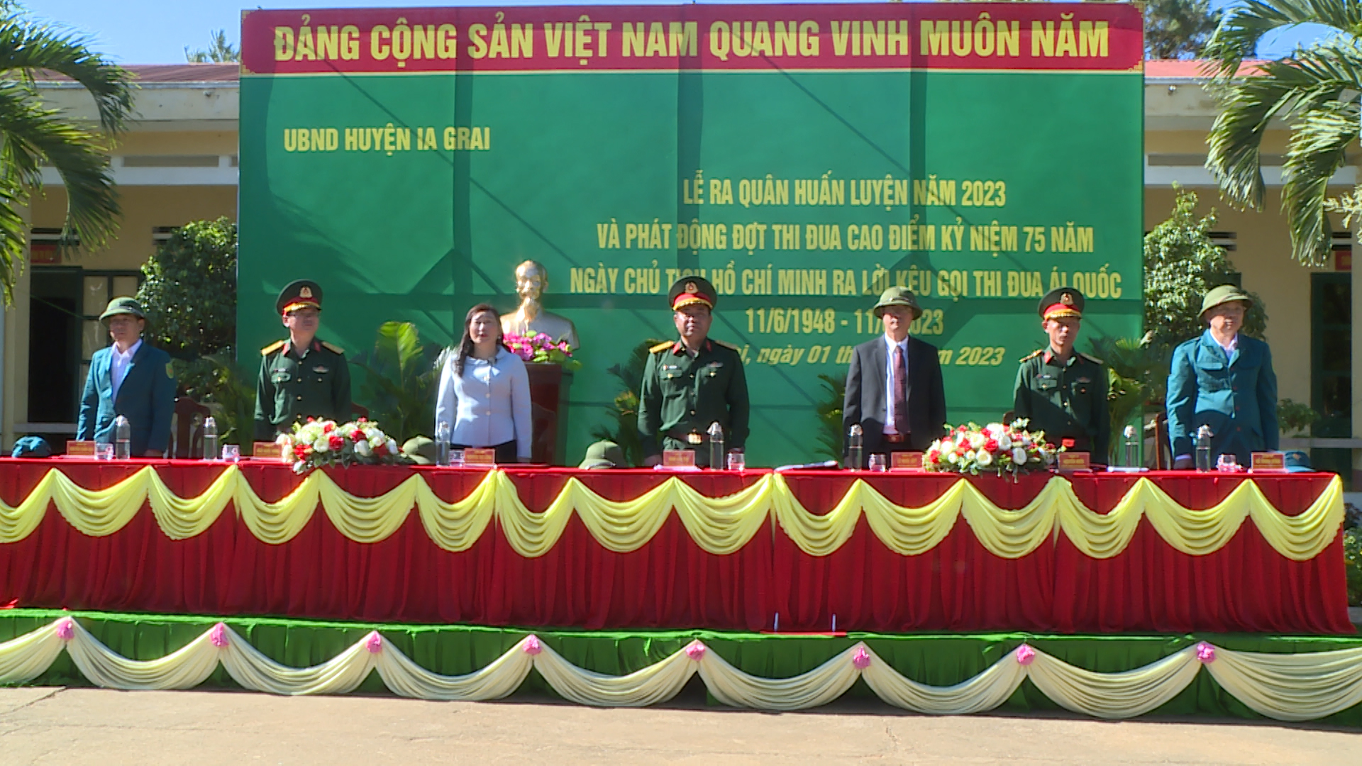 Article Ra quân huấn luyện năm 2023 và phát động thi đua cao điểm kỷ niệm 75 năm ngày Chủ tịch Hồ Chí Minh ra lời kêu gọi thi đua ái Quốc  (11/6/1948 – 11/6/2023)