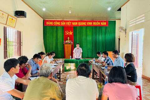 Bí thư Đảng uỷ xã Ia Grai làm việc với chi uỷ Chi bộ làng Dun De, Ngai Yố và thôn Chư Hậu 6