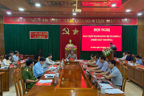 Đảng bộ xã Ia Grai xếp loại hoàn thành xuất sắc nhiệm vụ năm 2025