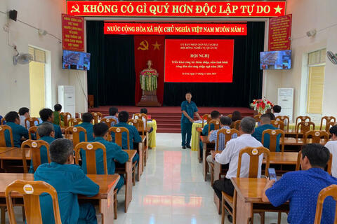 Hội đồng NVQS xã Ia Grai triển khai công tác thâm nhập, nắm tình hình công dân sẵn sàng nhập ngũ năm 2026