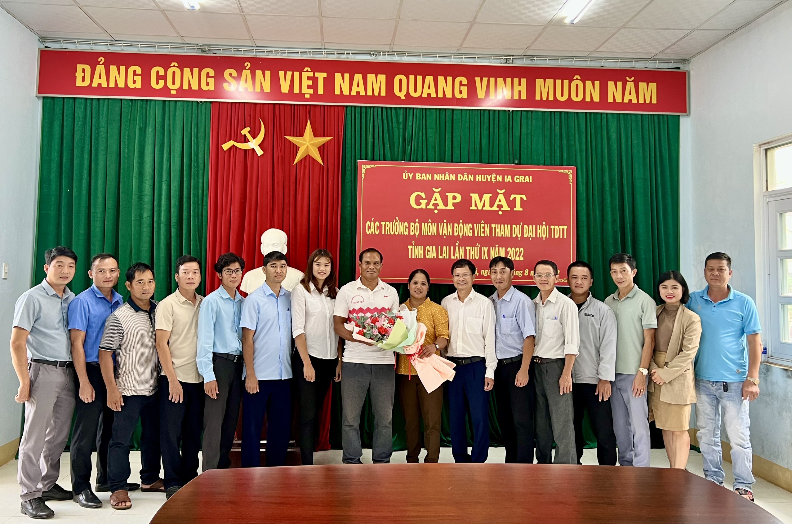 Article Đoàn thể thao huyện Ia Grai quyết tâm đạt thành tích cao tại  Đại hội TDTT tỉnh Gia Lai lần thứ IX.