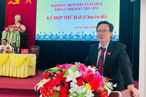 Hội đồng nhân dân xã Ia Grai tổ chức kỳ họp thứ II (chuyên đề)