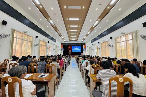 Xã Ia Grai tổ chức tập huấn, bồi dưỡng về chuyển đổi số, Bình dân học vụ cho 170 thành viên Tổ công nghệ số cộng đồng