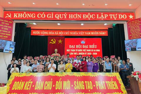 Đại hội Đại biểu MTTTQ Việt Nam xã Ia Grai lần thứ I:  Niềm tin và kỳ vọng mới