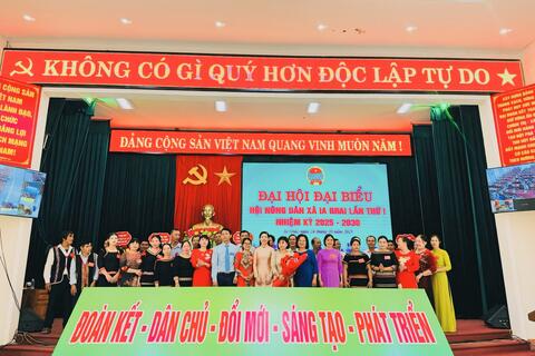 Đại hội đại biểu Hội Nông dân xã Ia Grai lần thứ I, nhiệm kỳ 2025-2030