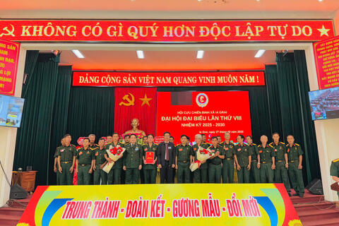 Hội CCB xã Ia Grai tổ chức thành công Đại hội đại biểu lần thứ VIII, nhiệm kỳ 2025-2030